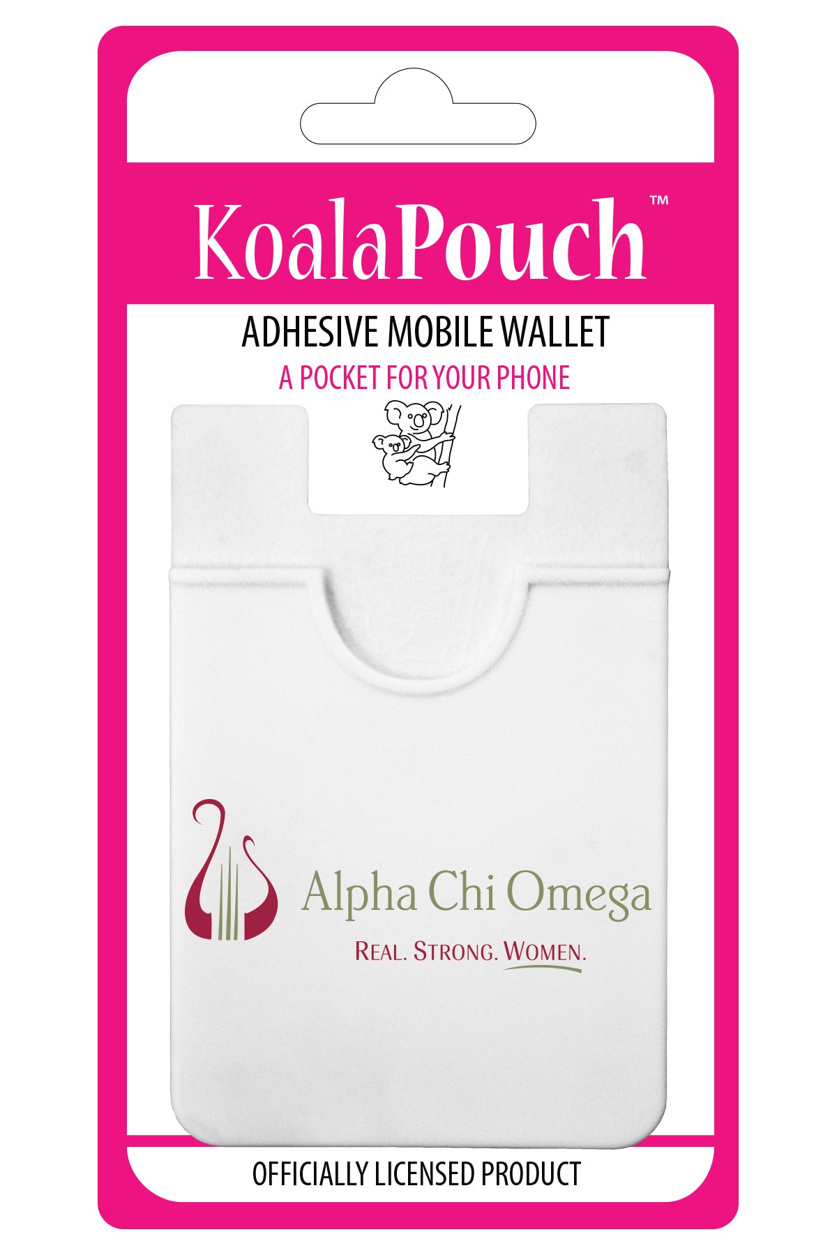 Alpha Chi Omega Koala Pouch - Logo Design