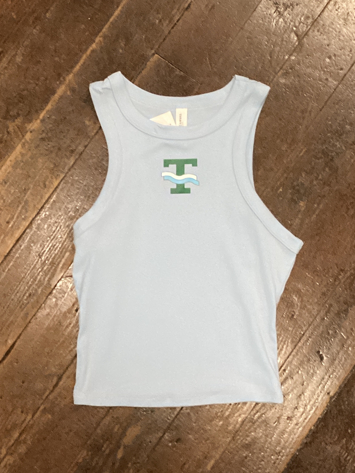 Tulane T-Bacon Micro Rib Racer Tank