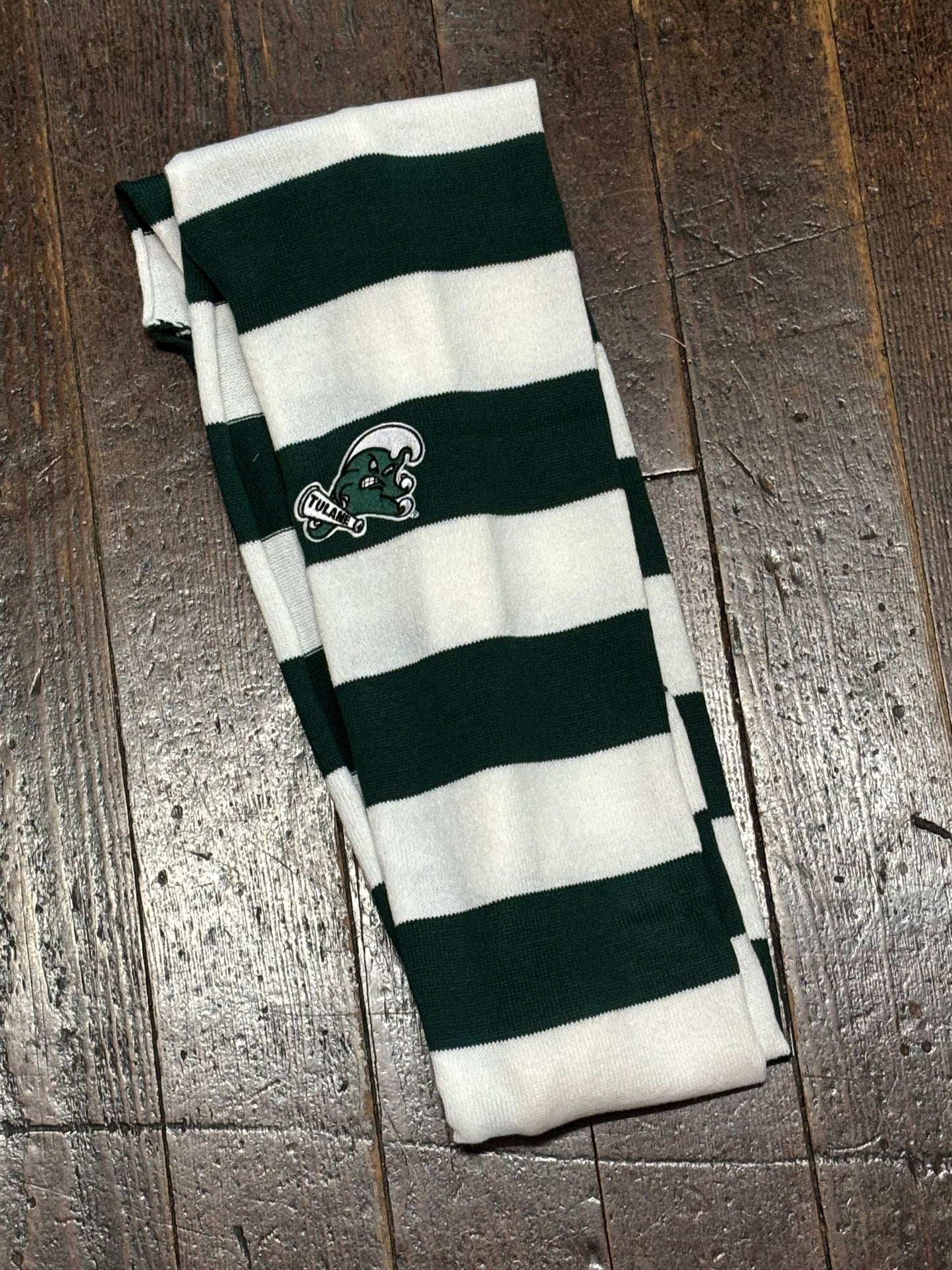 Tulane Rugby Stripe Infinity Scarf