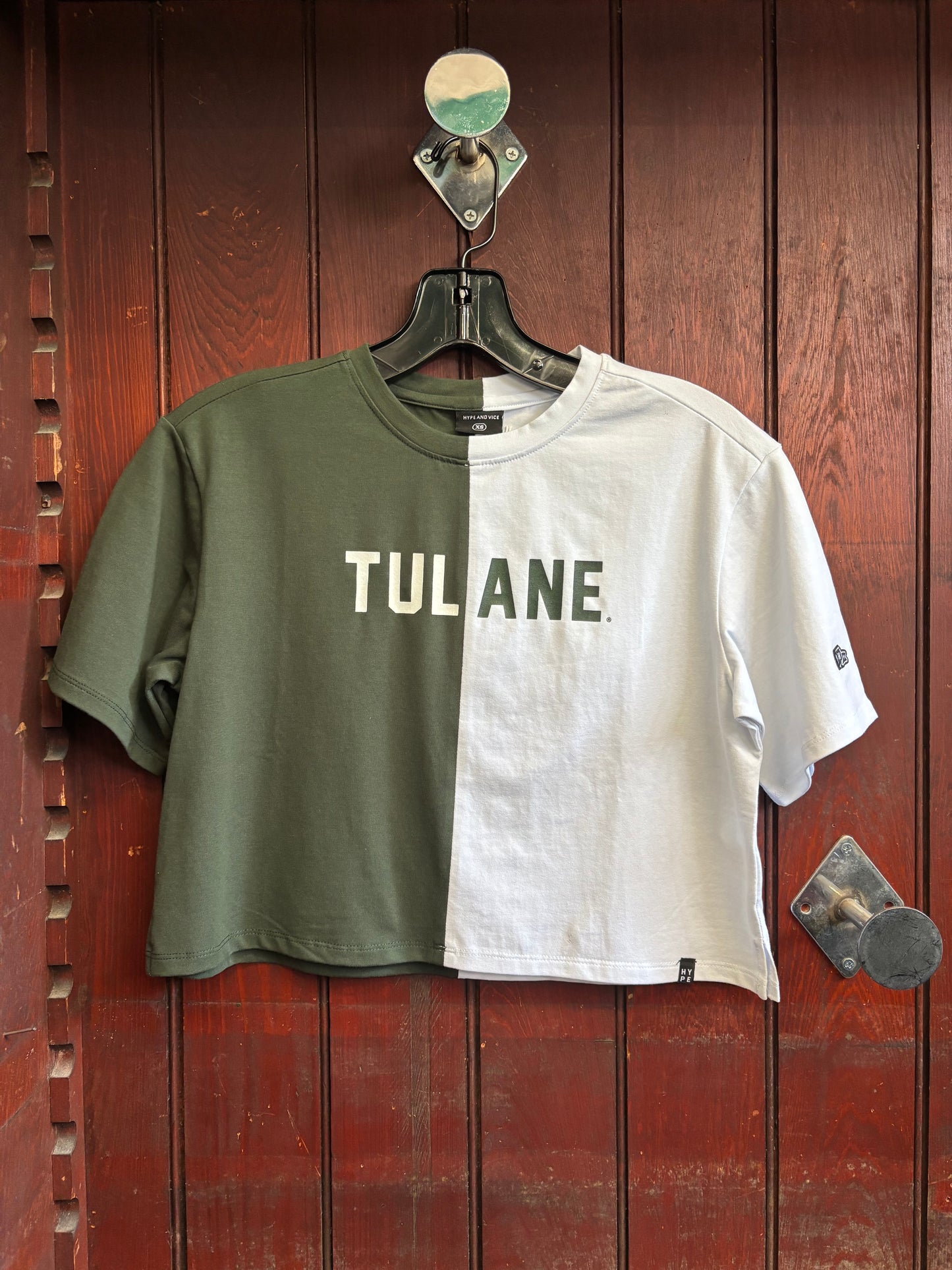 Tulane Brandy Tee Crop Top