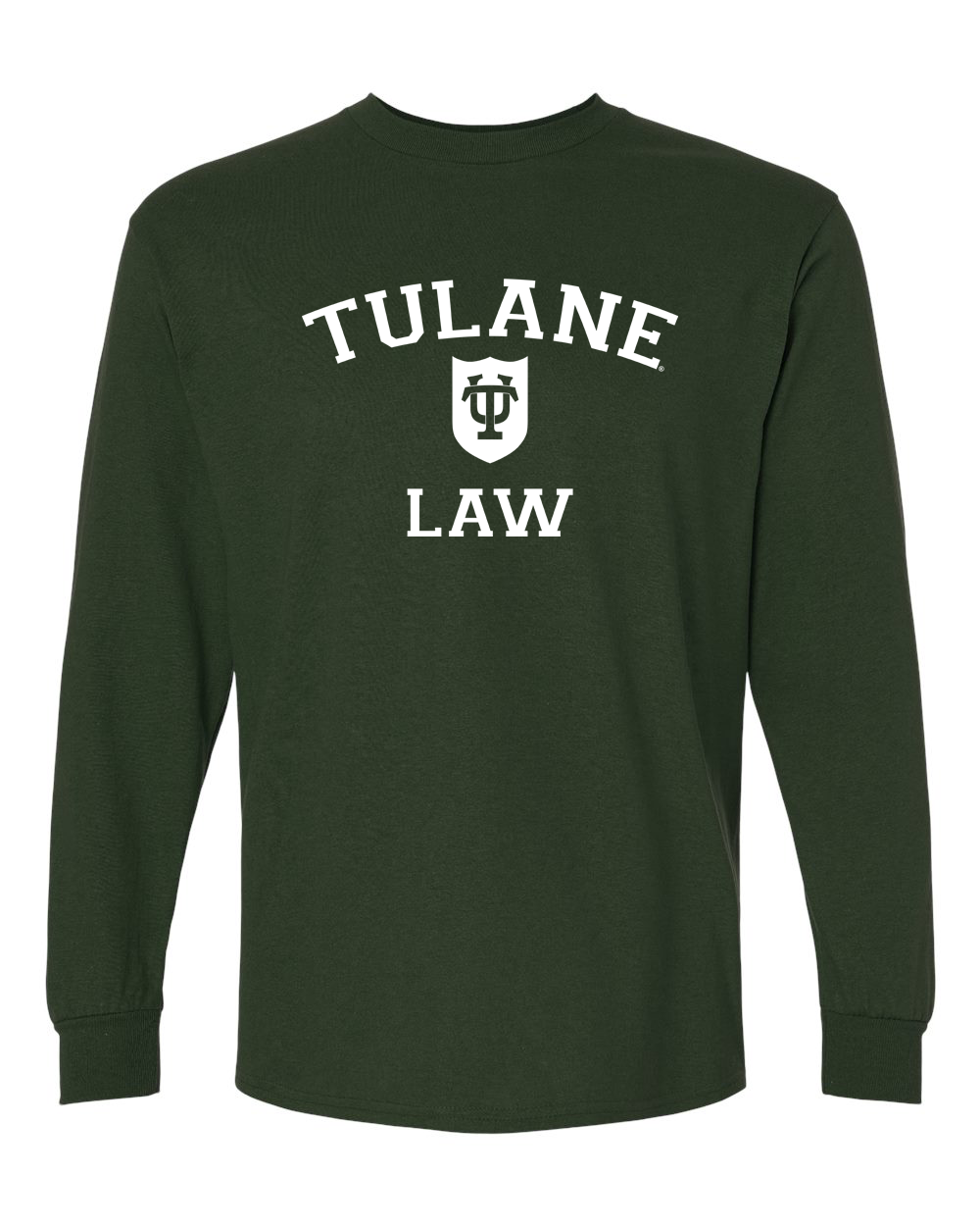 Tulane Law Collegiate Shield Long Sleeve T-Shirt