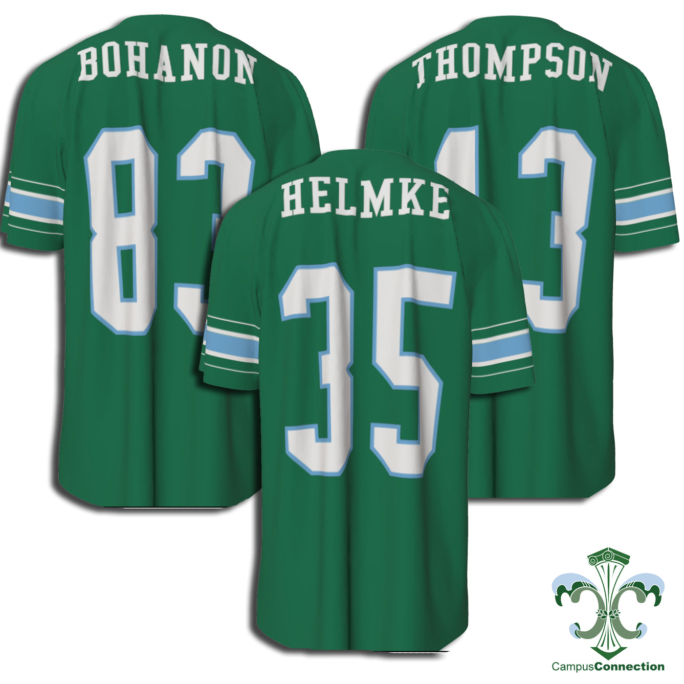 Tulane Football Player NIL Jersey - Green