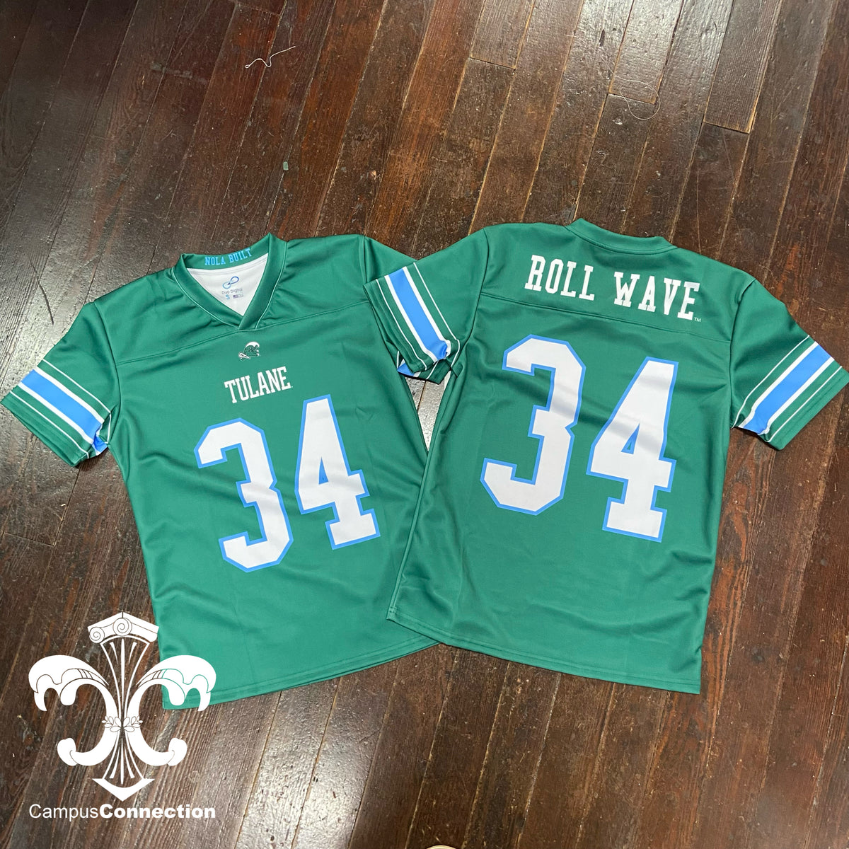 Tulane Replica Football Jersey - Green