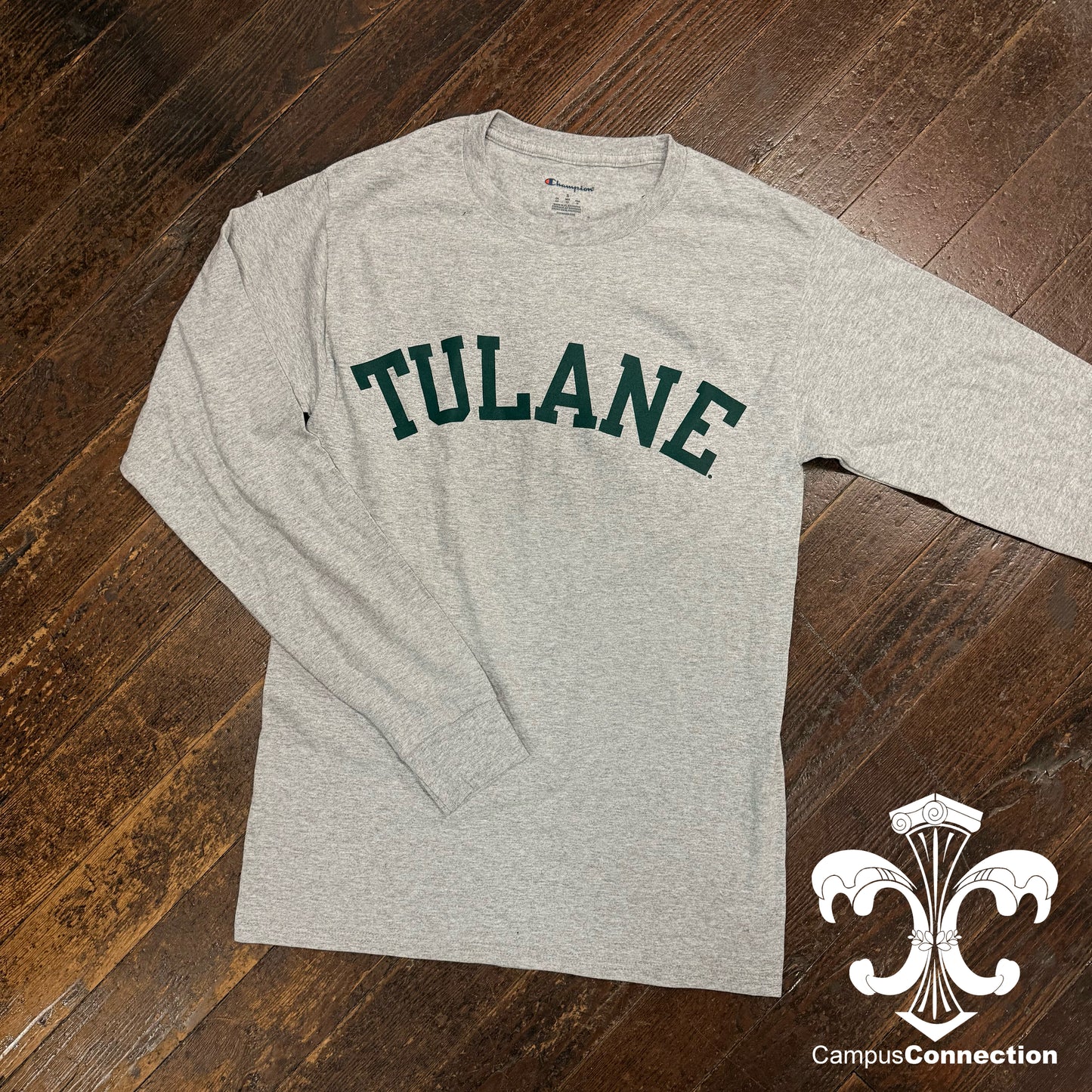 Tulane Long Sleeve T-Shirt - Gray