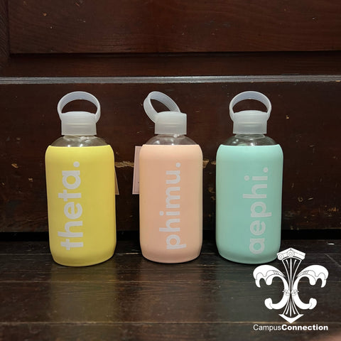 Glass Water bottles- Silicon Sleeve