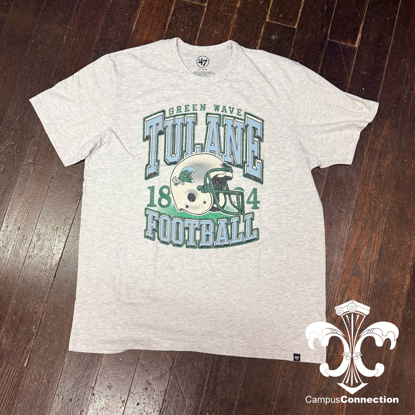 Tulane Retro Bevel Franklin T-Shirt