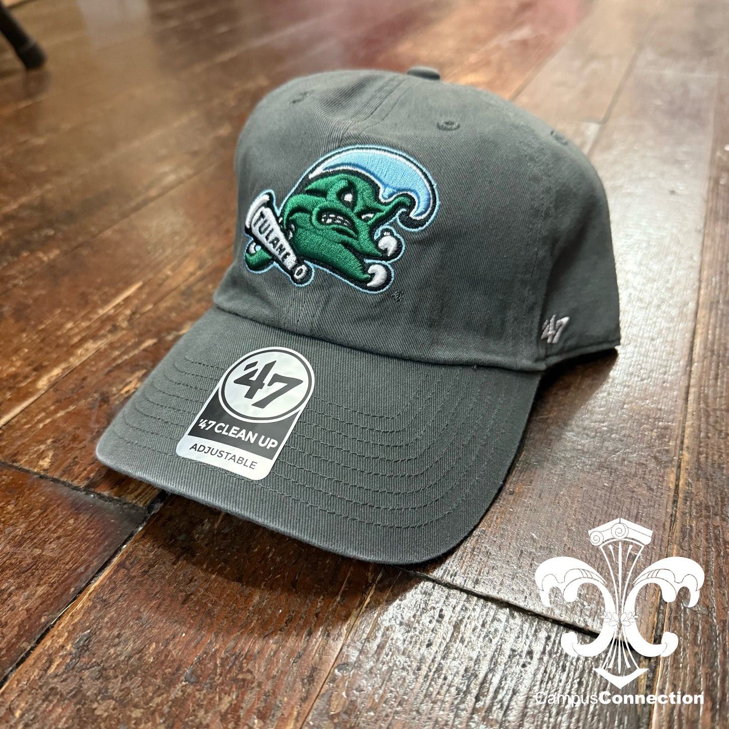 Angry Wave Clean Up Hat - Charcoal