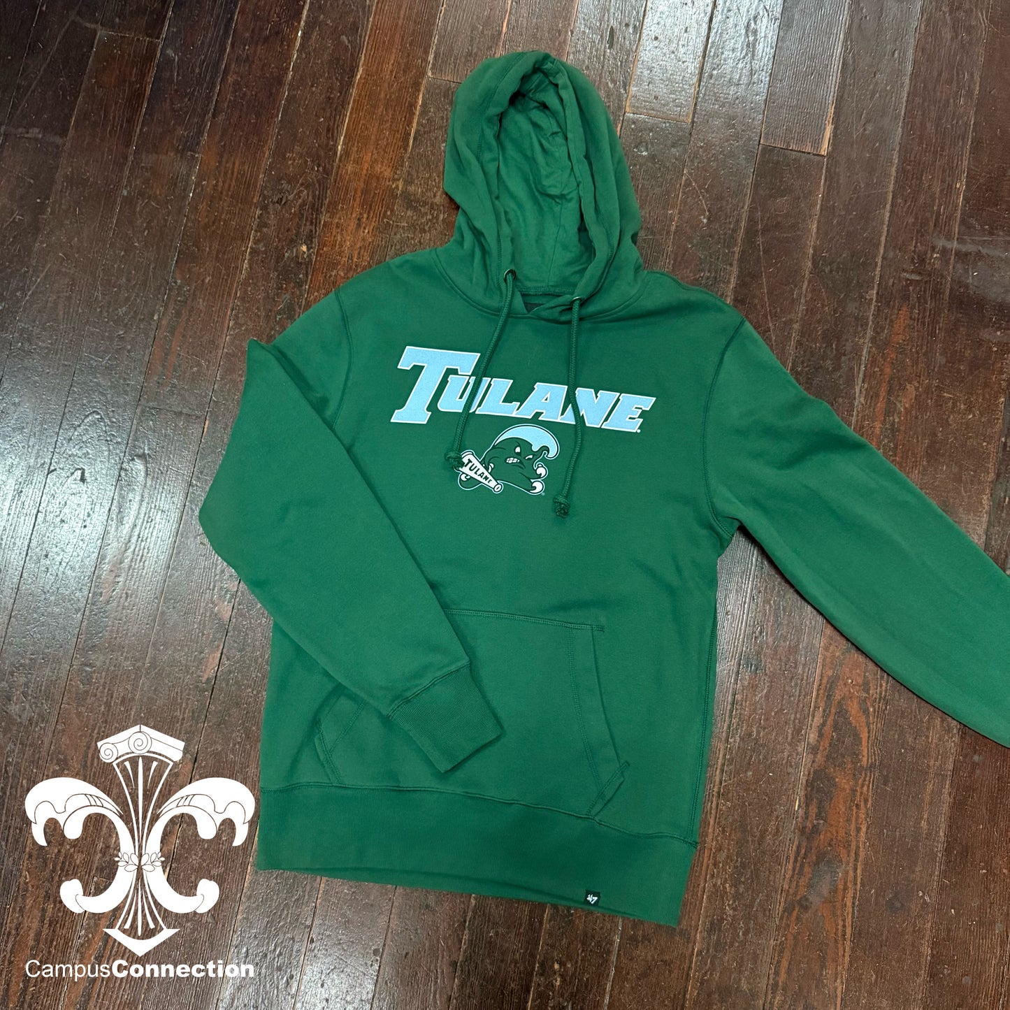 Tulane Pregame Headline Hooded Sweatshirt