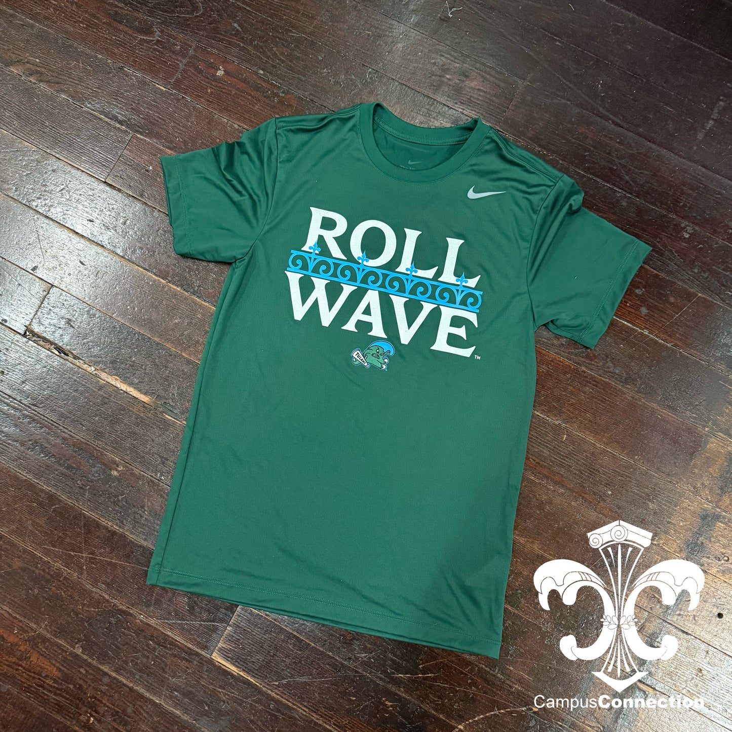 Tulane Nike Roll Wave Wrought Iron Shirt