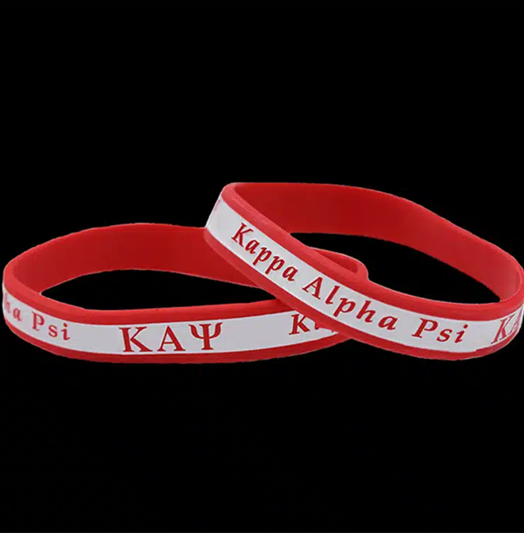 Divine 9 2 Bar Silicone Bracelet