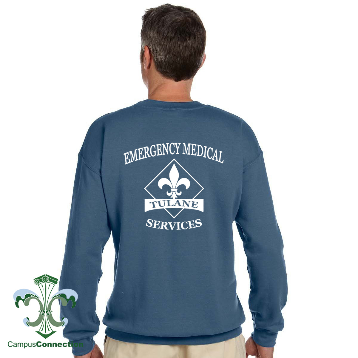 TEMS Fleur-de-Lis Crewneck Sweatshirt