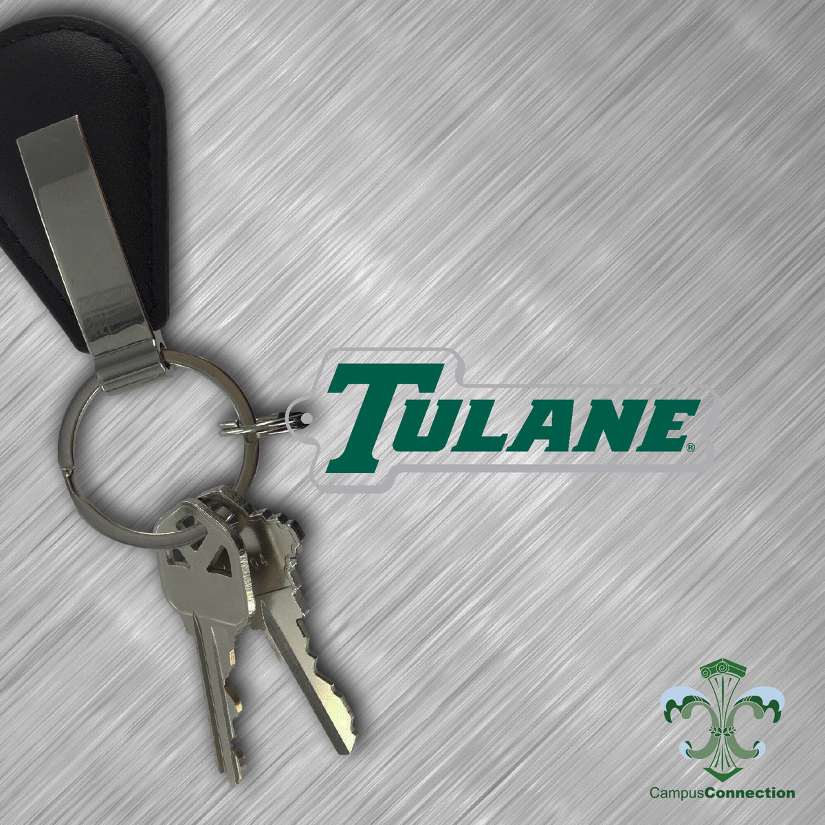 Tulane Wordmark Acrylic Keychain