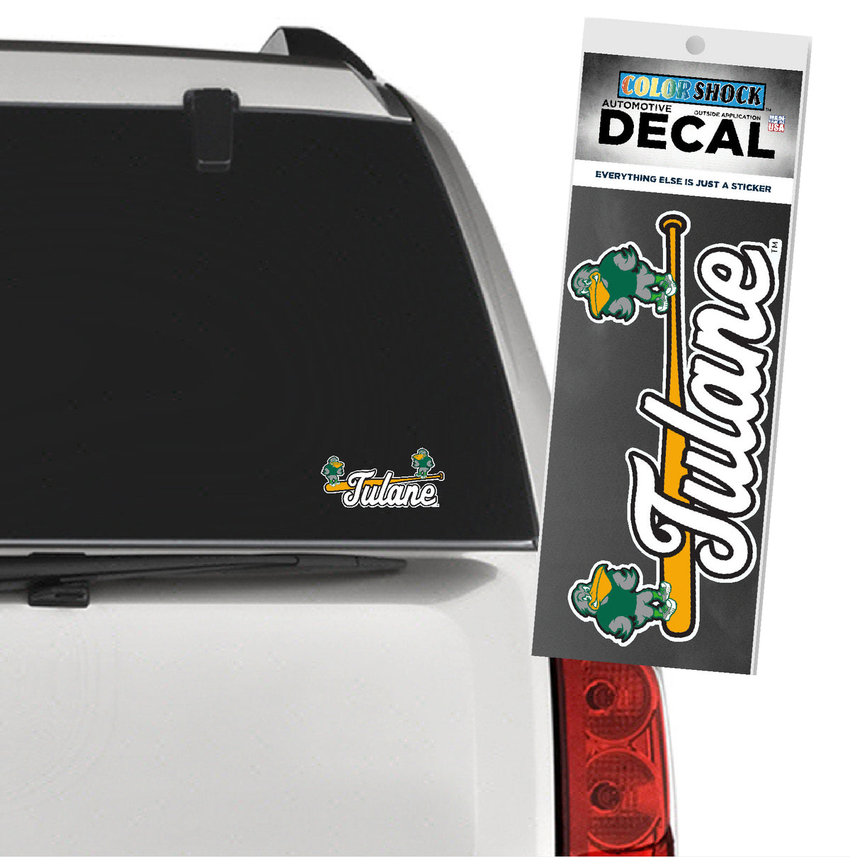 Tulane Sluggerbird Decal