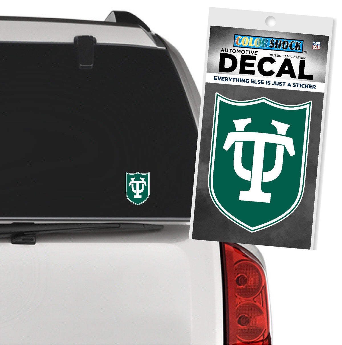 Tulane Shield Decal