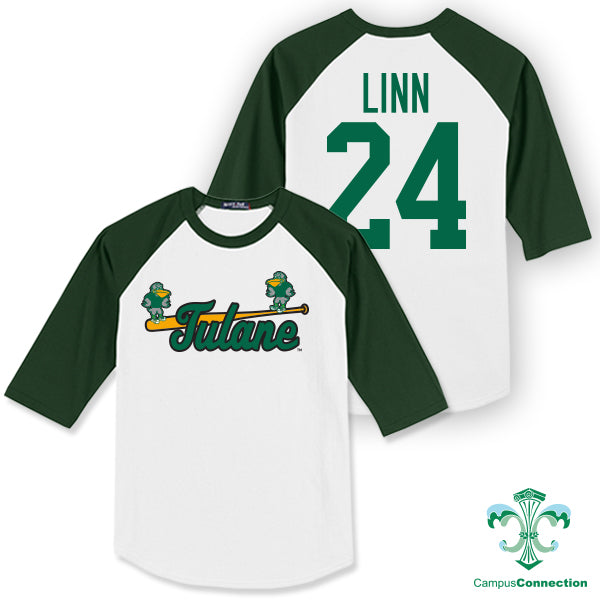 Tulane Baseball NIL Player T-Shirt