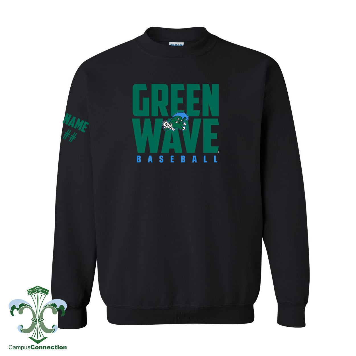 Tulane Baseball Crewneck Sweatshirt