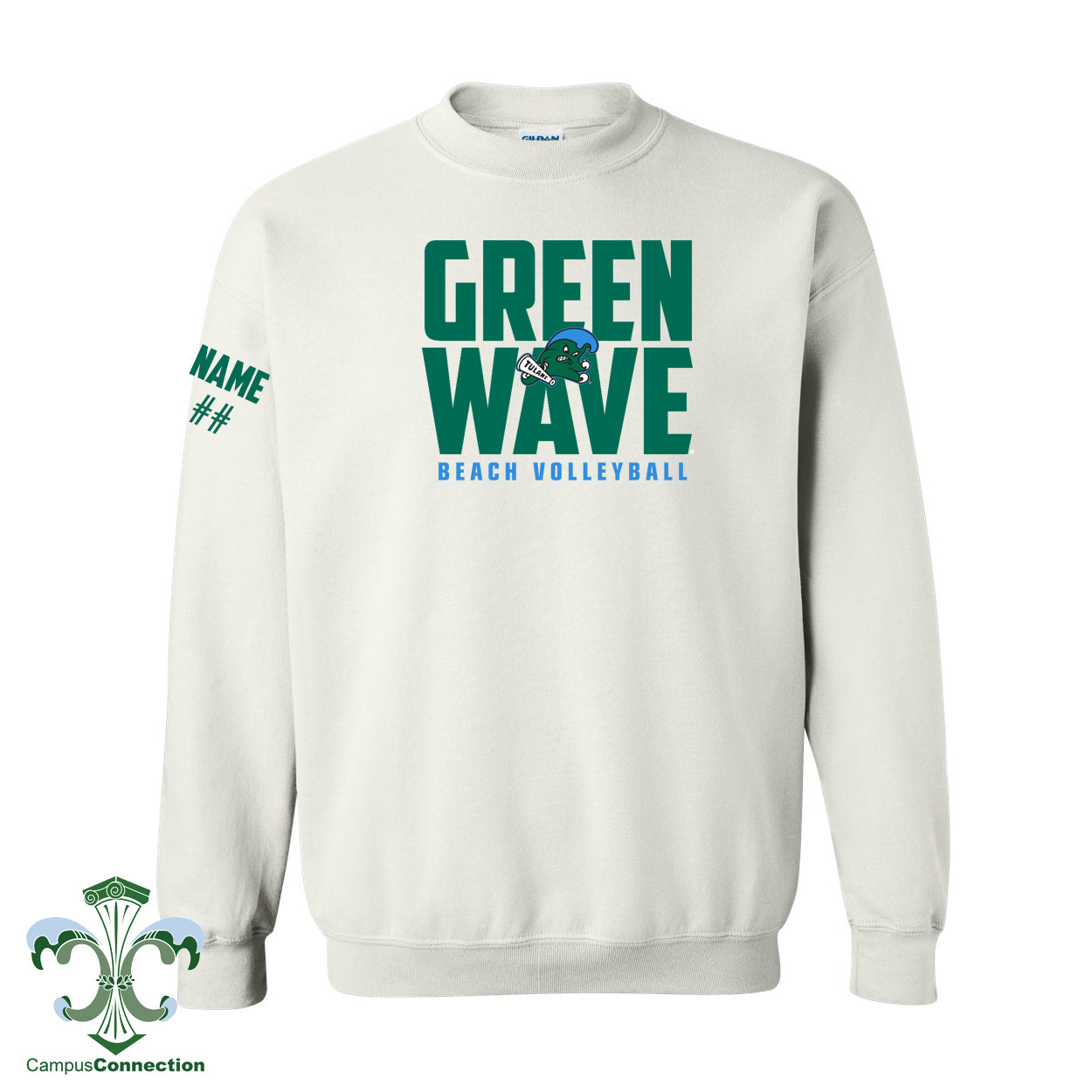 Tulane Beach Volleyball Crewneck Sweatshirt