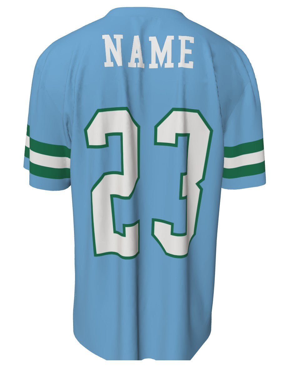 Tulane Replica Customizable Football Jersey - Blue