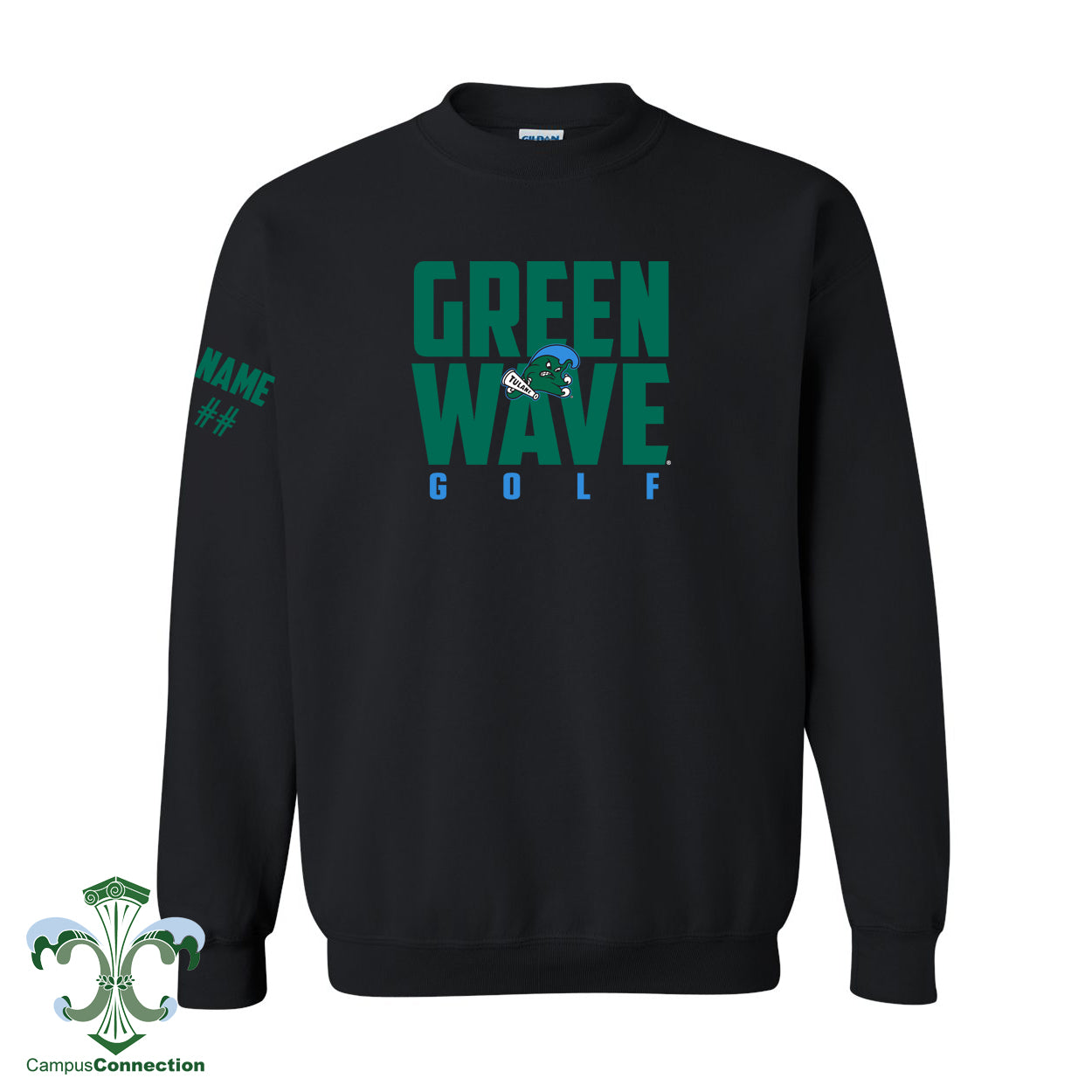 Tulane Golf Crewneck Sweatshirt