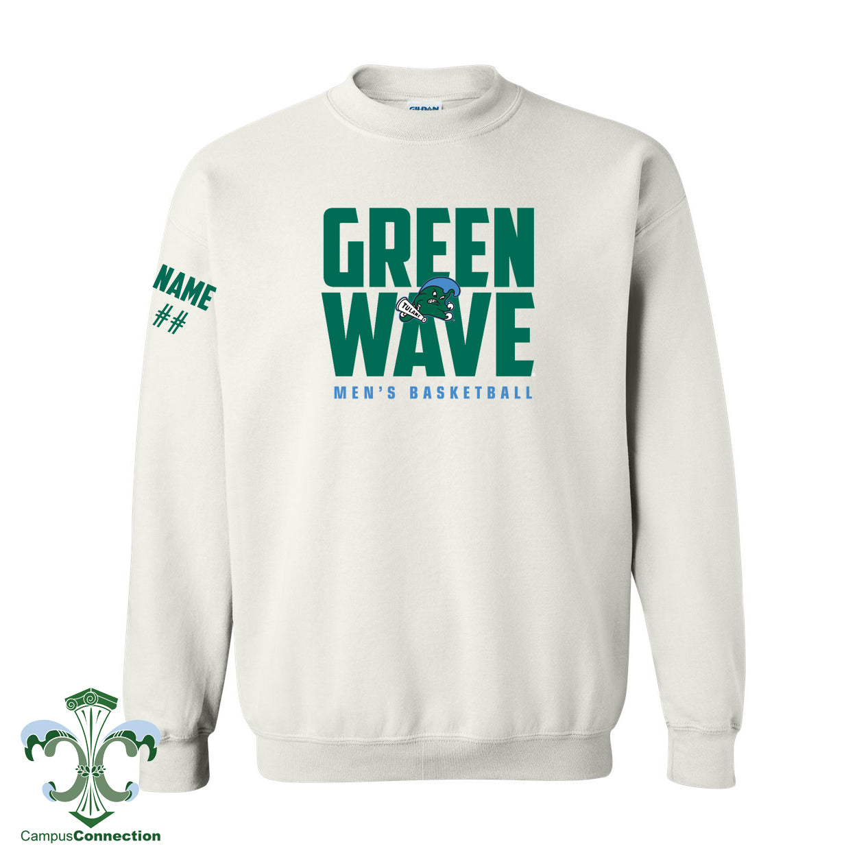 Tulane Men's Basketball Crewneck Sweatshirt