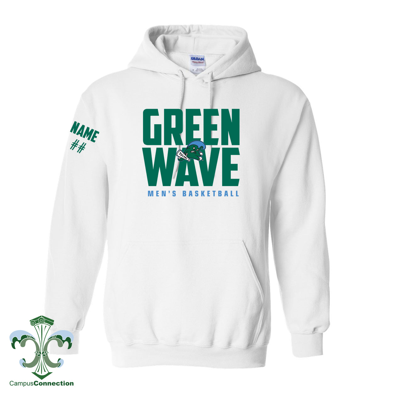 Tulane Men's Basketball Hooded Sweatshirt