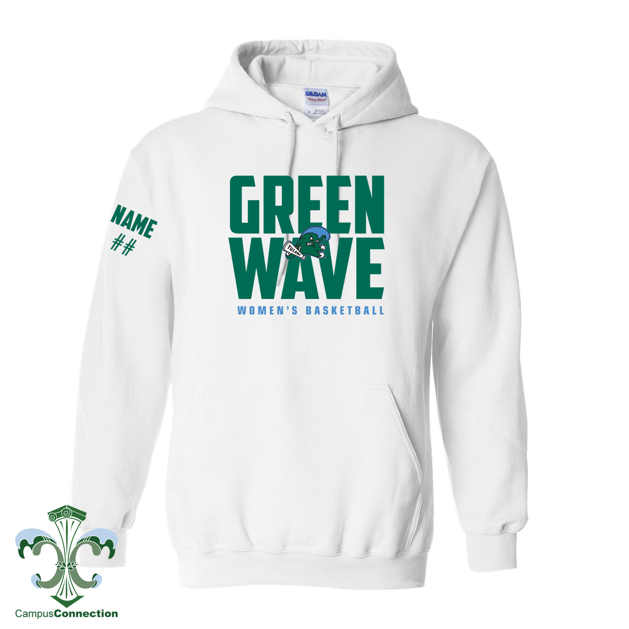 Tulane Women's Basketball Hooded Sweatshirt