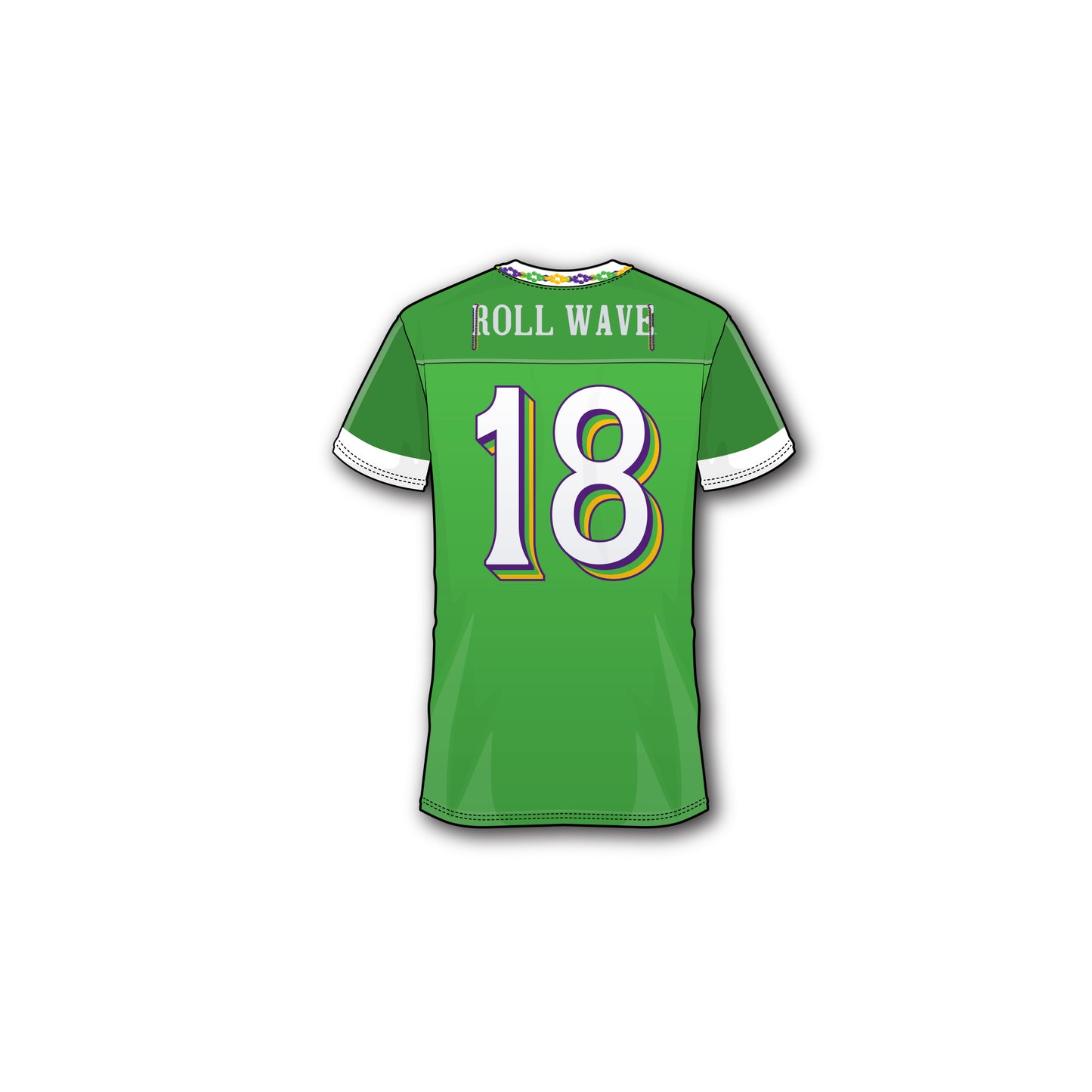Tulane Football Madi Gras City Edition Replica Jersey