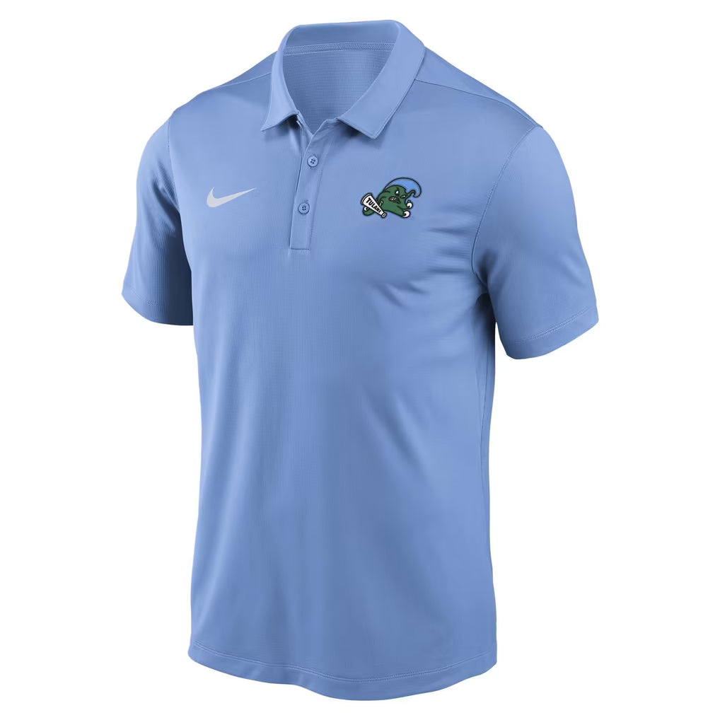 Tulane Nike Victory Solid Polo - Blue