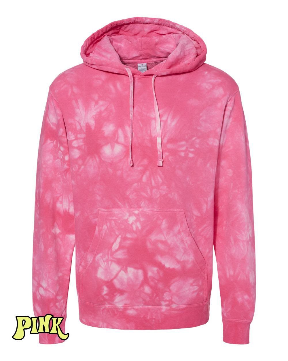 Sorority Groovadelic Pastel Tie Dye Hooded Sweatshirt