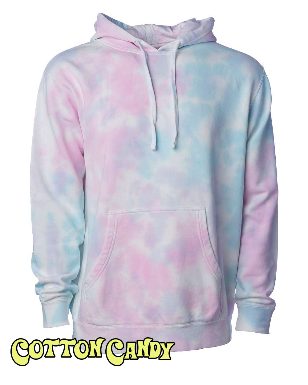 Sorority Groovadelic Pastel Tie Dye Hooded Sweatshirt