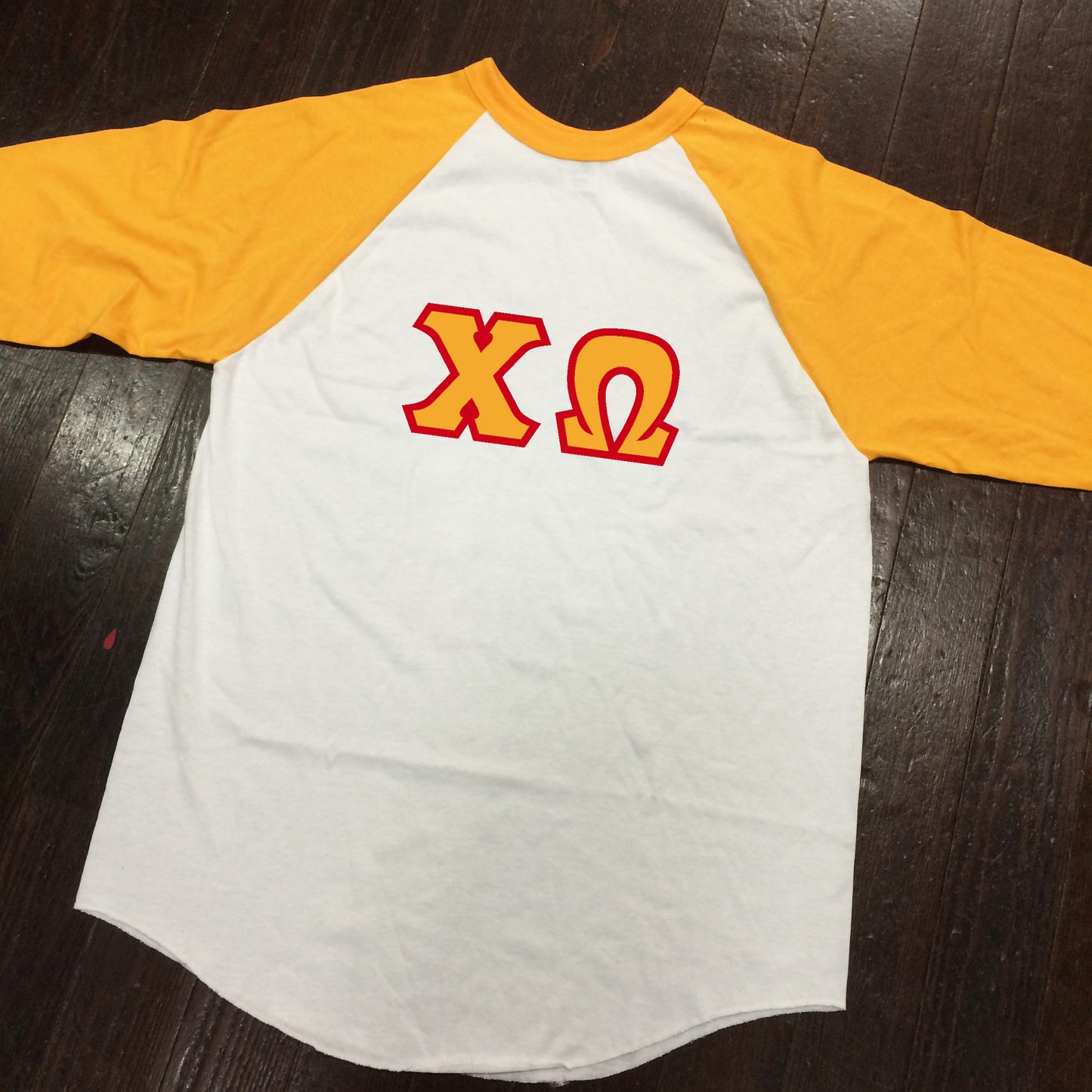 Sewn-Letter Baseball T-Shirt - Campus Connection - Campus Connection - 1