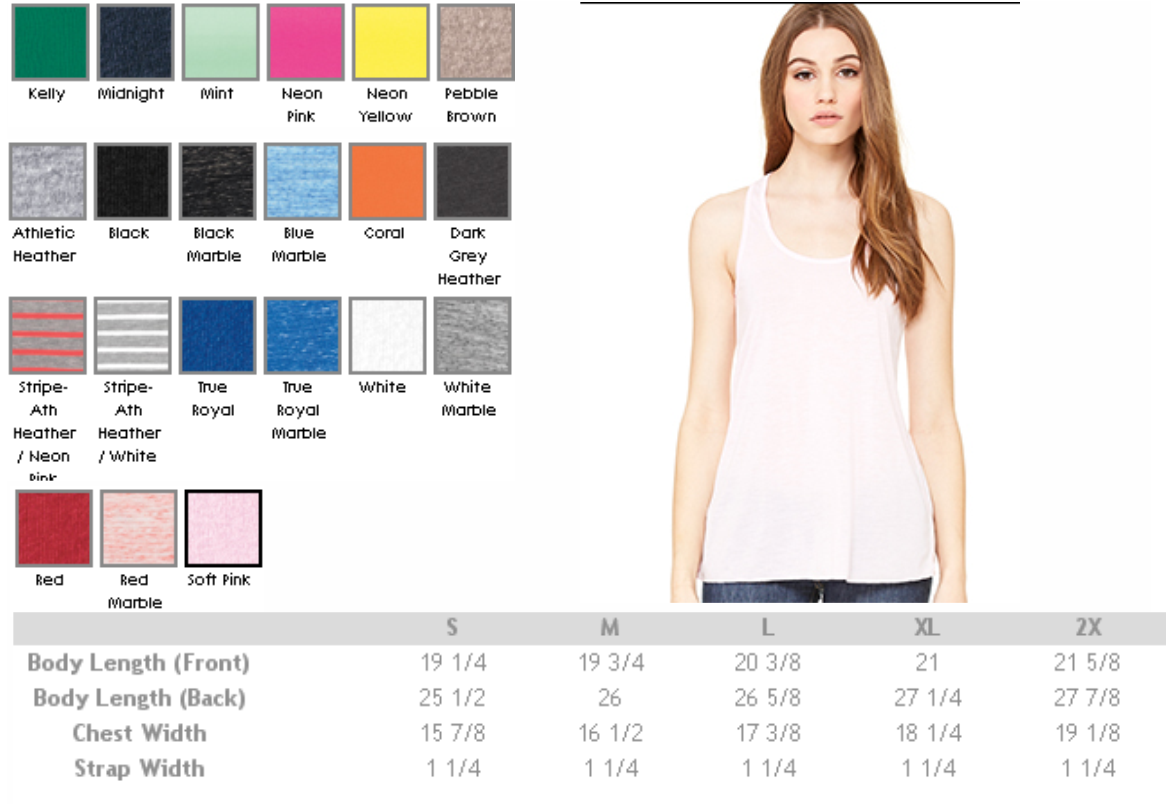 FEYONCE Bella Flowy Racerback Tank Top for the Fiance Bachelorette - Campus Connection - Campus Connection - 3