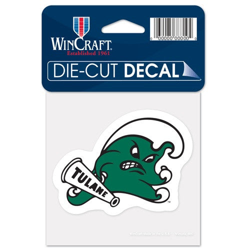 Tulane Angry Wave Decal - Wincraft - Campus Connection