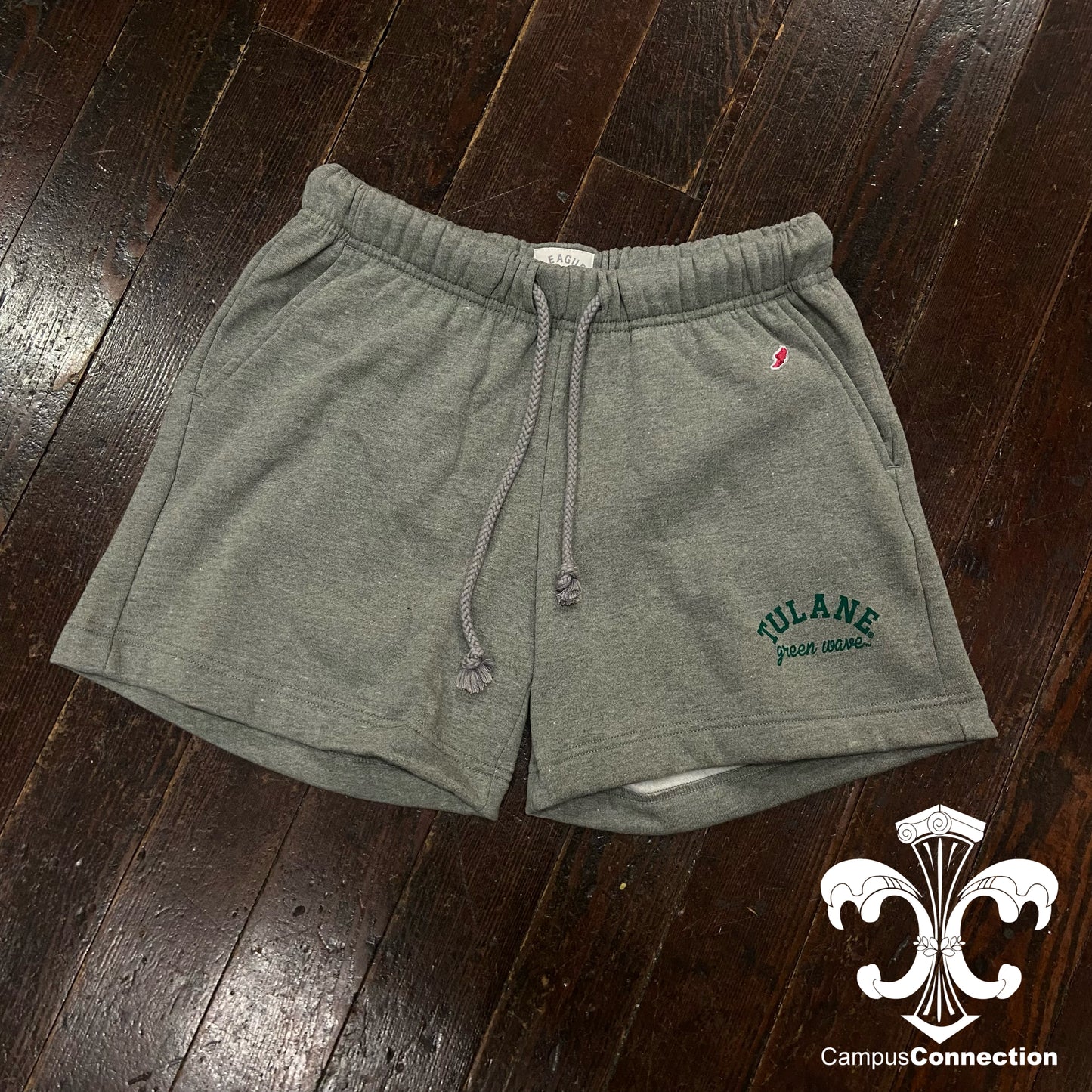 Tulane Women's Sweat Shorts - Gray
