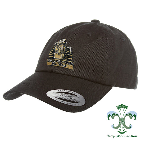 Saints Happy Hour Dad Hat - Black