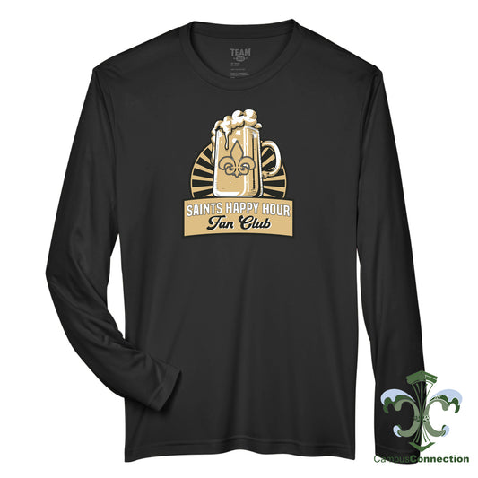 Saints Happy Hour Performance Long Sleeve - Black