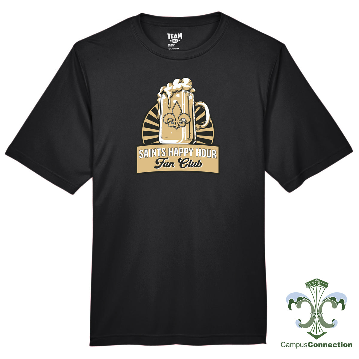 Saints Happy Hour Performance T-Shirt - Black