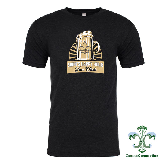 Saints Happy Hour Triblend T-Shirt - Black
