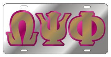 Silver Mirror License Plate - Craftique - Campus Connection - 7