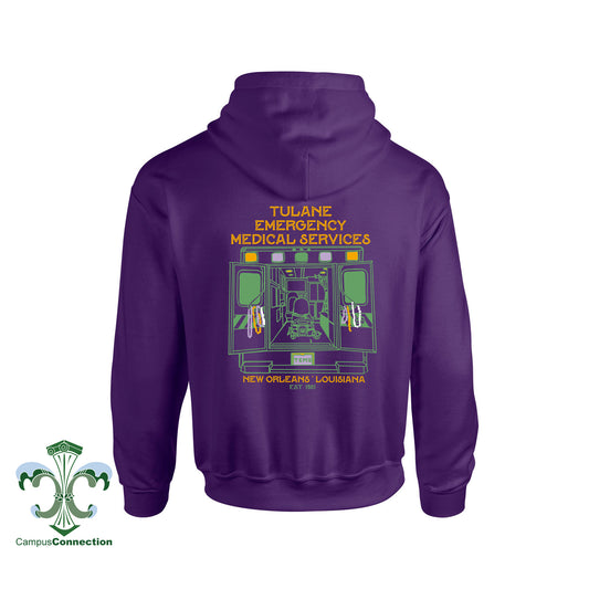 TEMS Mardi Gras Hooded Sweatshirt