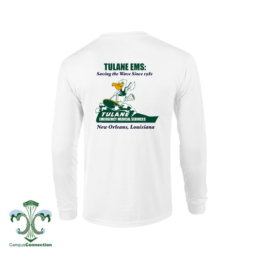 TEMS Surfin' Riptide Long Sleeve Pocket T-Shirt