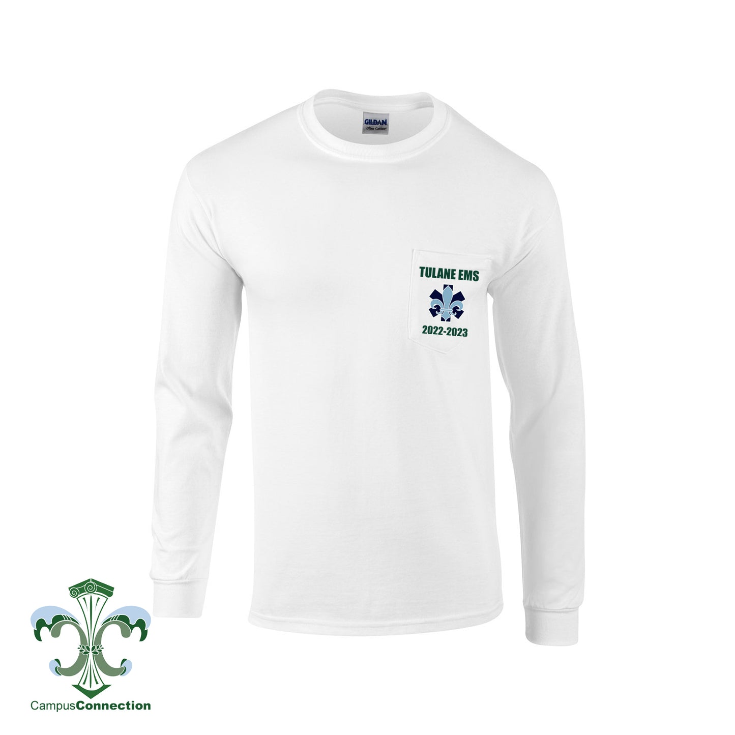TEMS Surfin' Riptide Long Sleeve Pocket T-Shirt