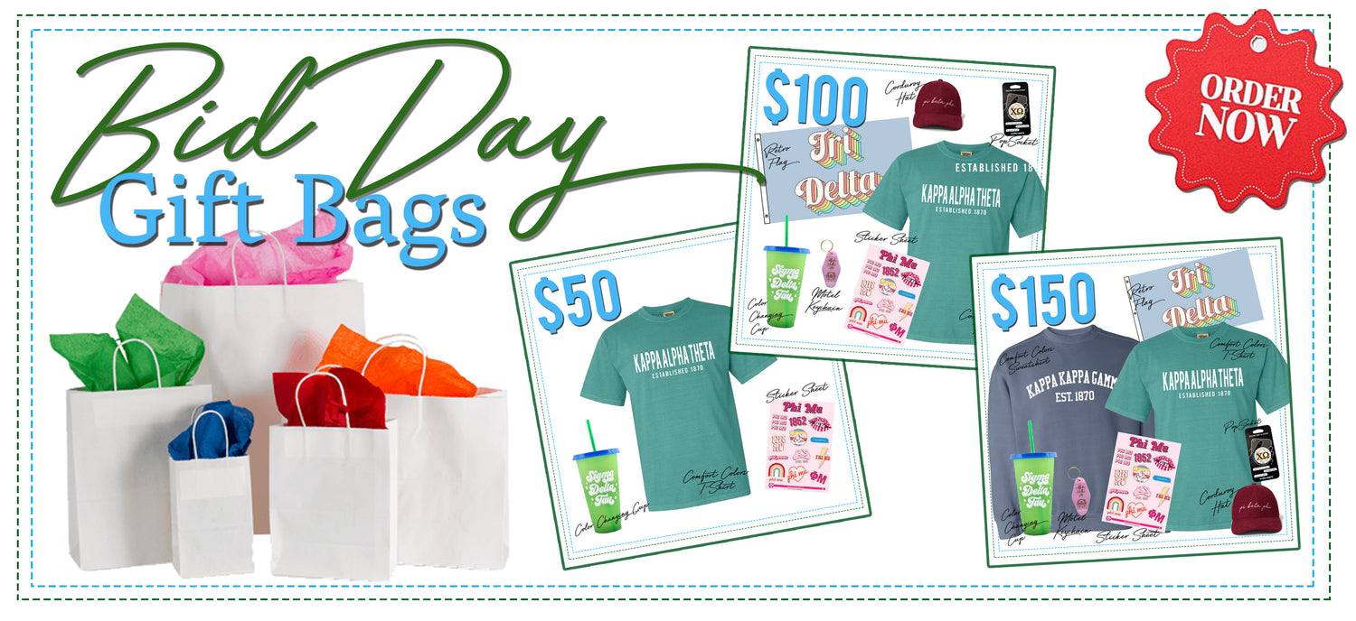 Tulane Bid Day Gift Bags