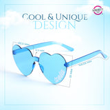 Alpha Kappa Delta Phi Sunglasses - Heart Shaped