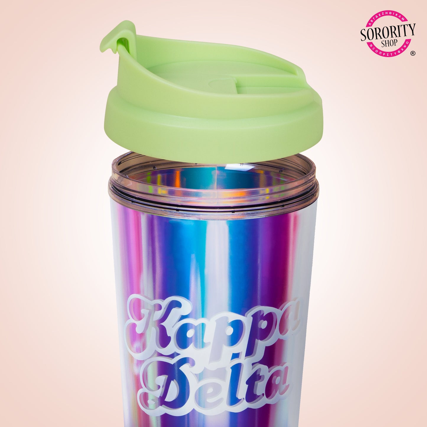 Alpha Chi Omega Retro Style Sorority Tumbler