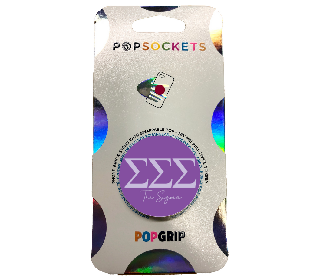 Sigma Sigma Sigma 2-Color PopSocket