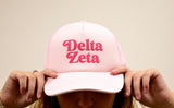 Alpha Sigma Alpha Baseball Cap, Mesh Trucker-Style Hat