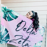 Alpha Delta Pi Tropical Flag