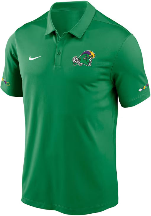Tulane Nike Victory Solid Polo - Mardi Gras Edition
