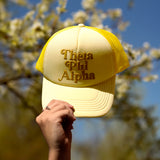 Alpha Sigma Tau Baseball Cap, Mesh Trucker-Style Hat